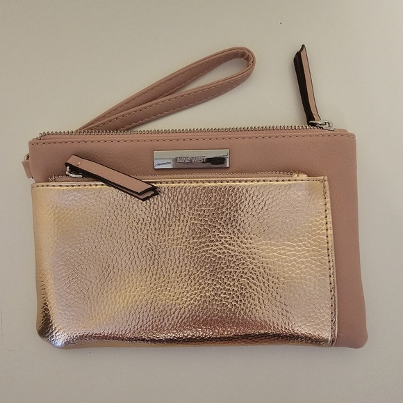 Nine West Handbags - Nine west pink wristlet purse